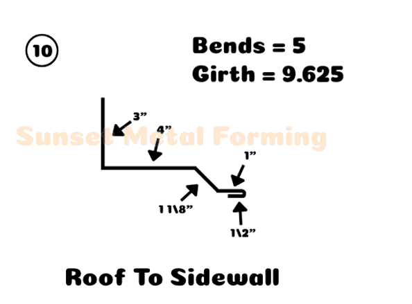 roof to sidewall