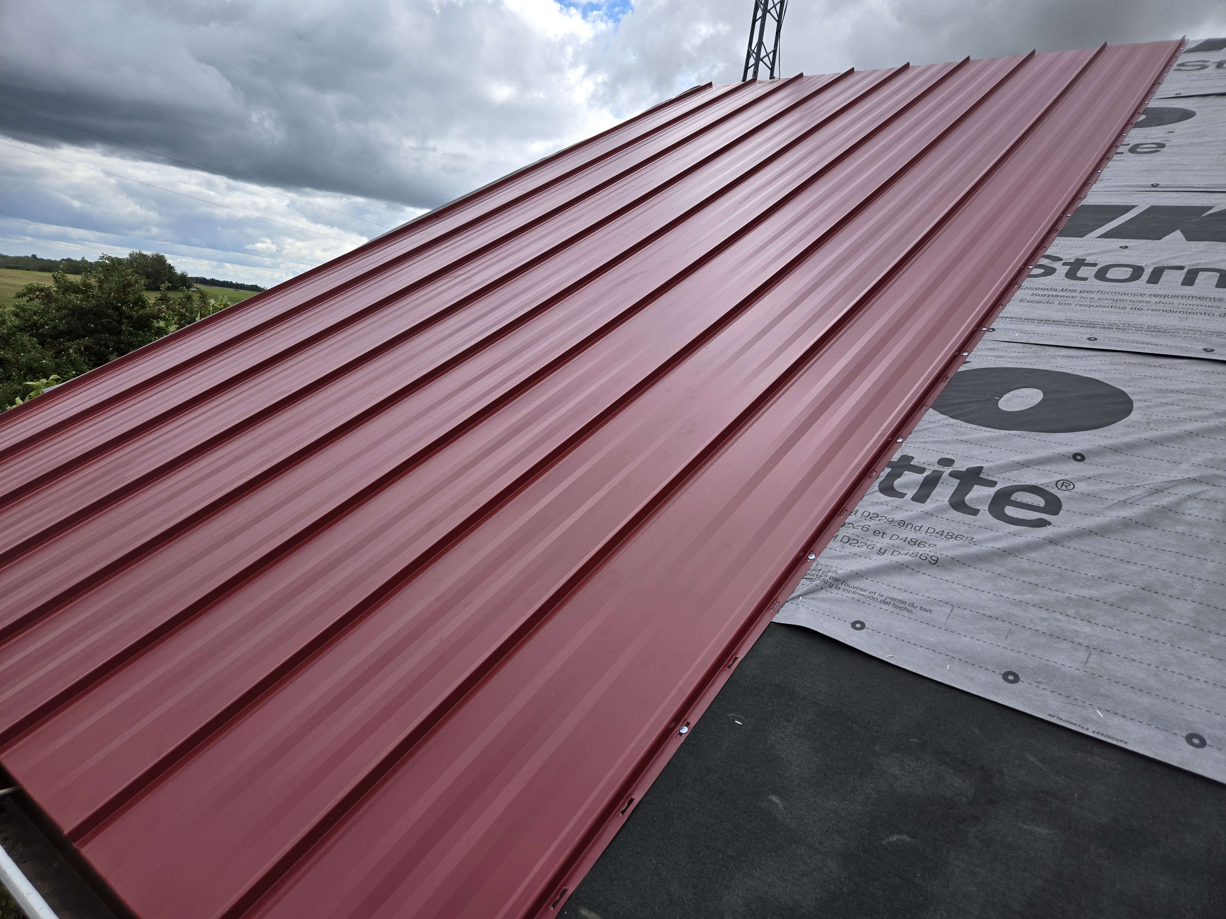 Professional Snaplock roofing installation process demonstration